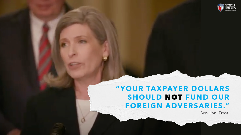 45_Ernst_Press_Release_-_tax_dollars_shouldnt_fund_foreign_adversaries