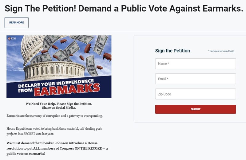 Sign_Petition_-_Earmarks
